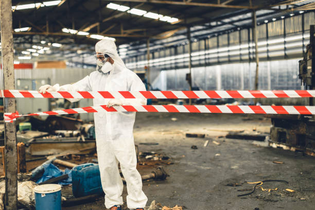 Professional Biohazard technician working in Kingston, WA